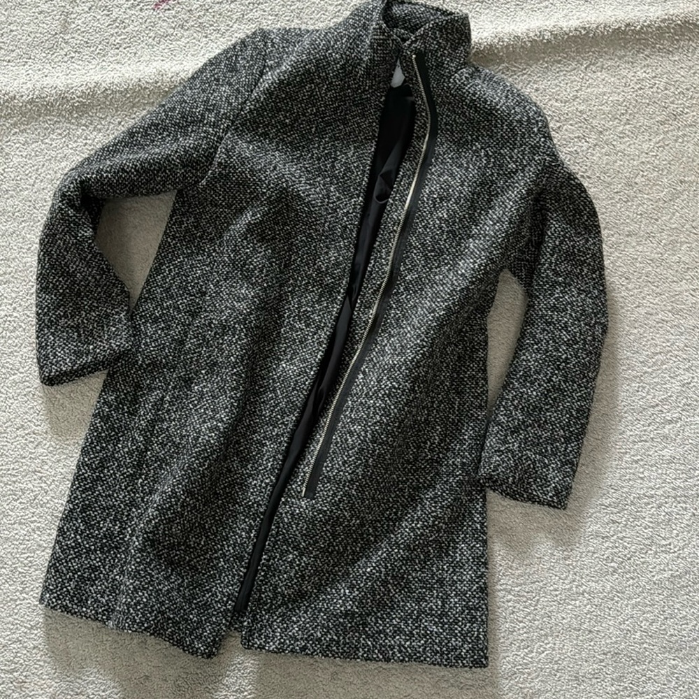 Old navy wool blend coat with zipper
